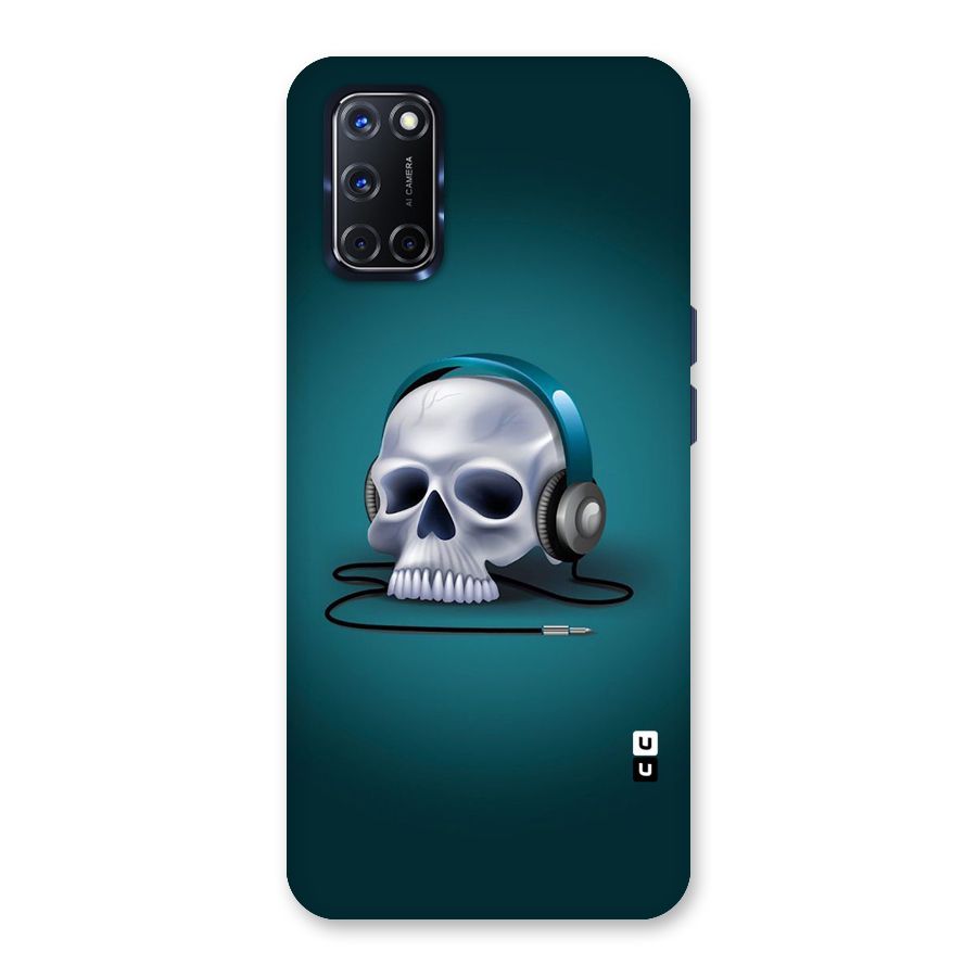 Music Skull Back Case for Oppo A52