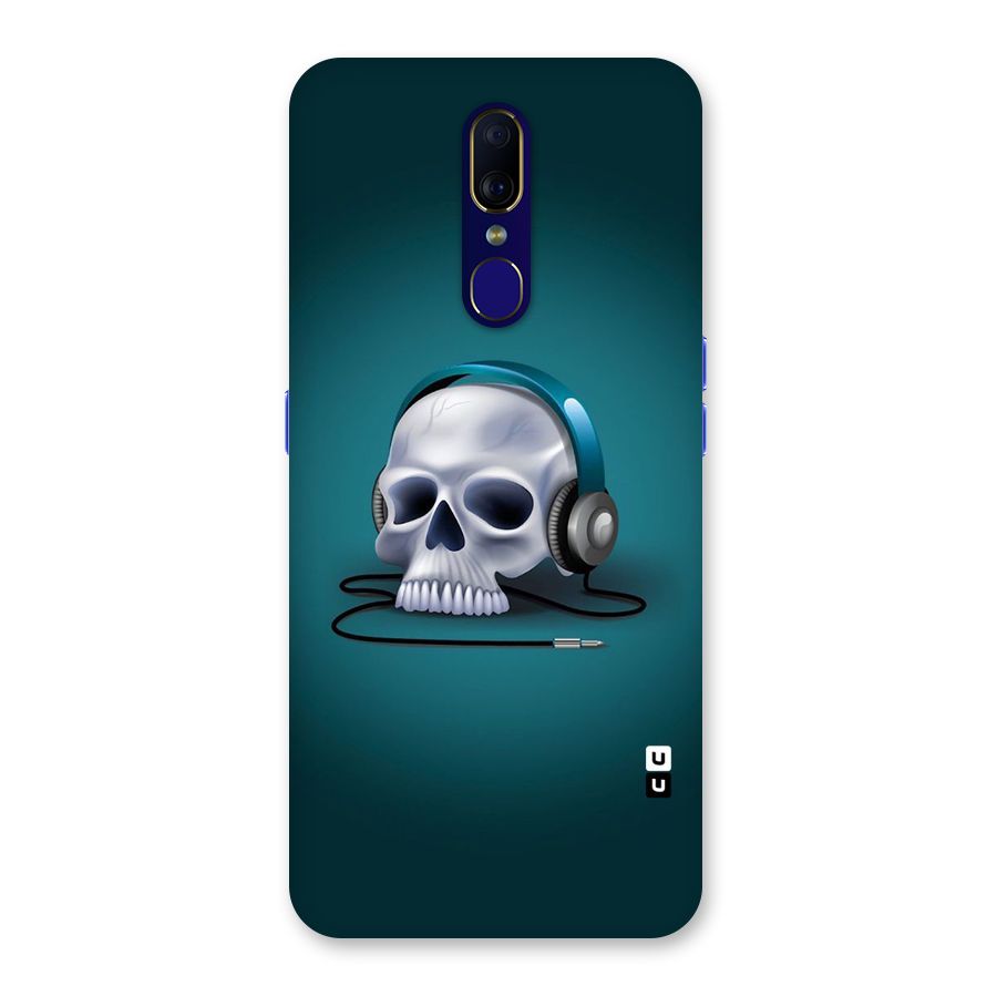 Music Skull Back Case for Oppo F11