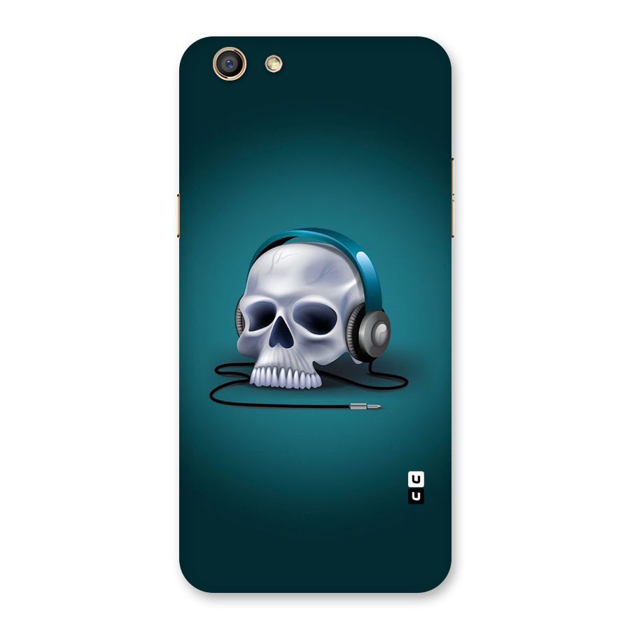 Music Skull Back Case for Oppo F3