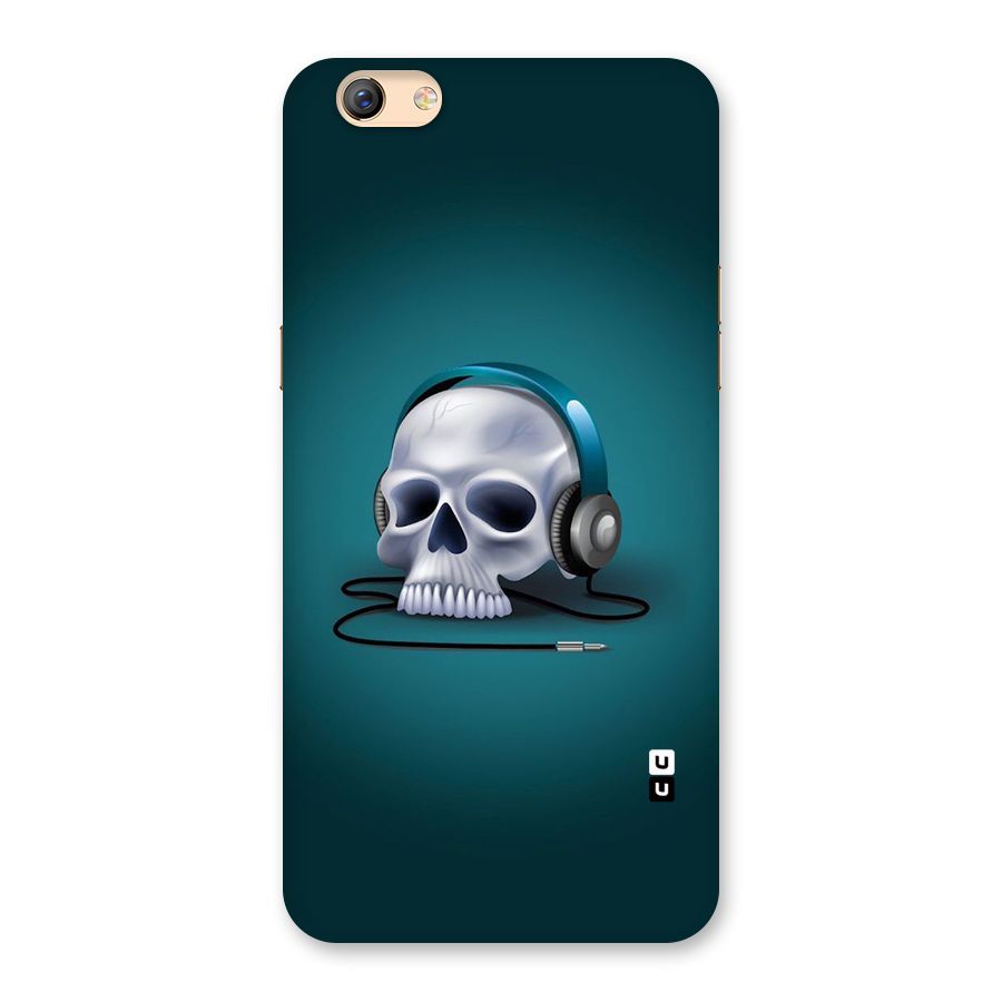 Music Skull Back Case for Oppo F3 Plus