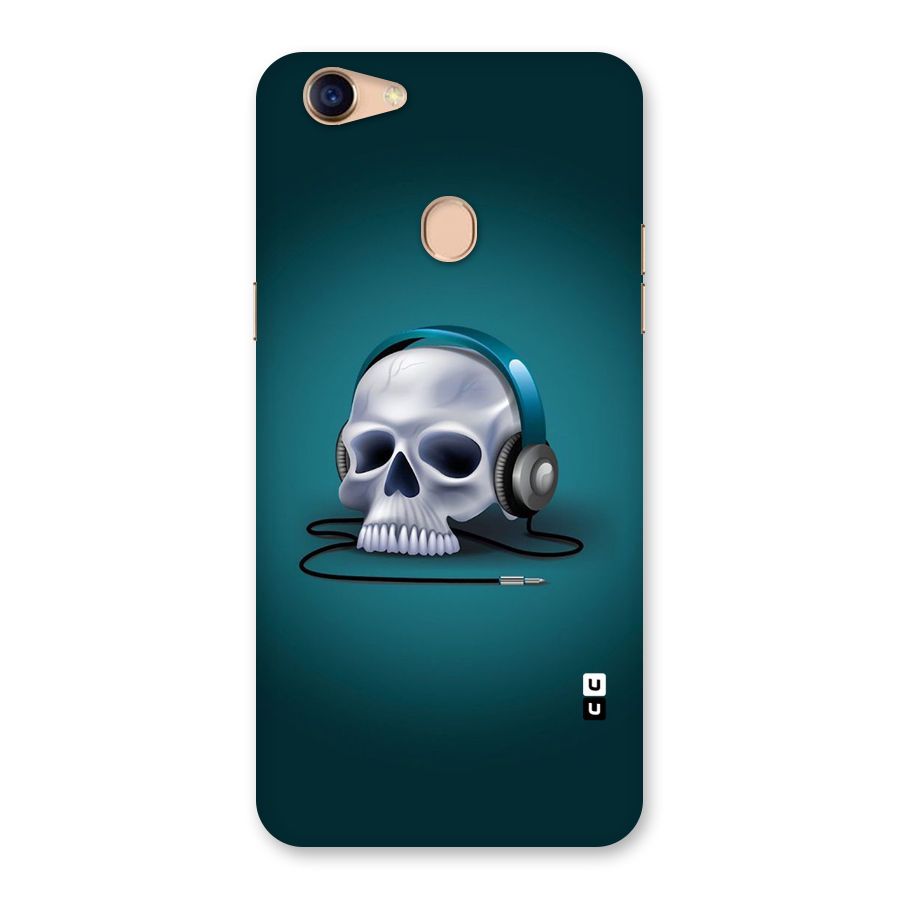 Music Skull Back Case for Oppo F5