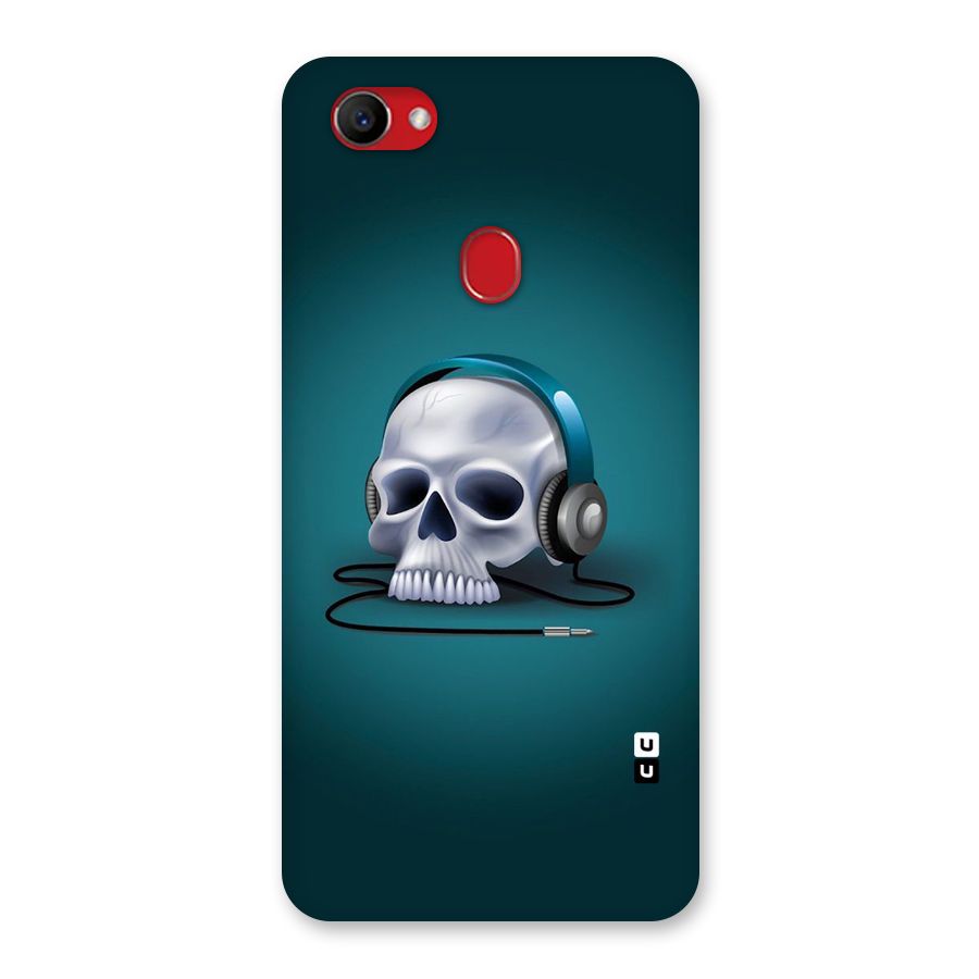 Music Skull Back Case for Oppo F7