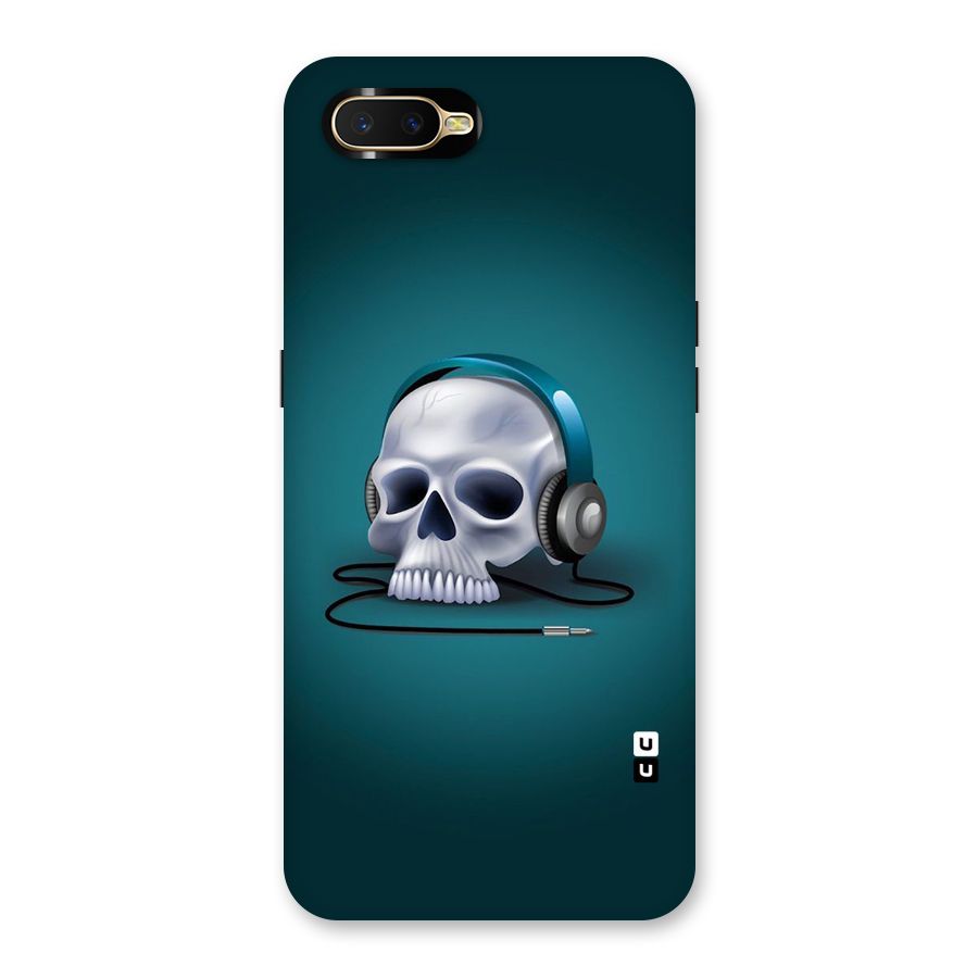 Music Skull Back Case for Oppo K1