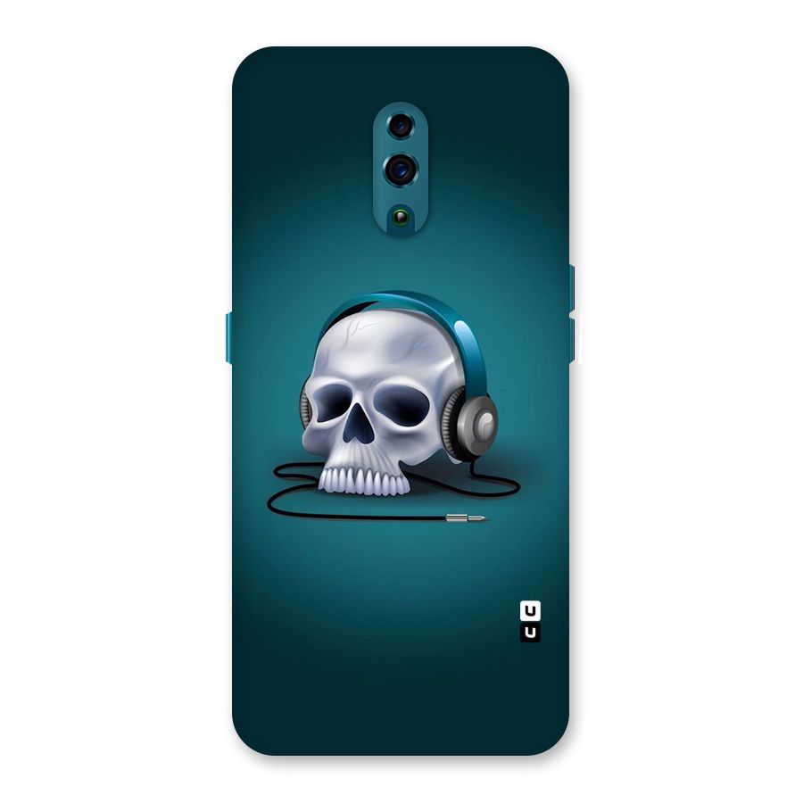 Music Skull Back Case for Oppo Reno