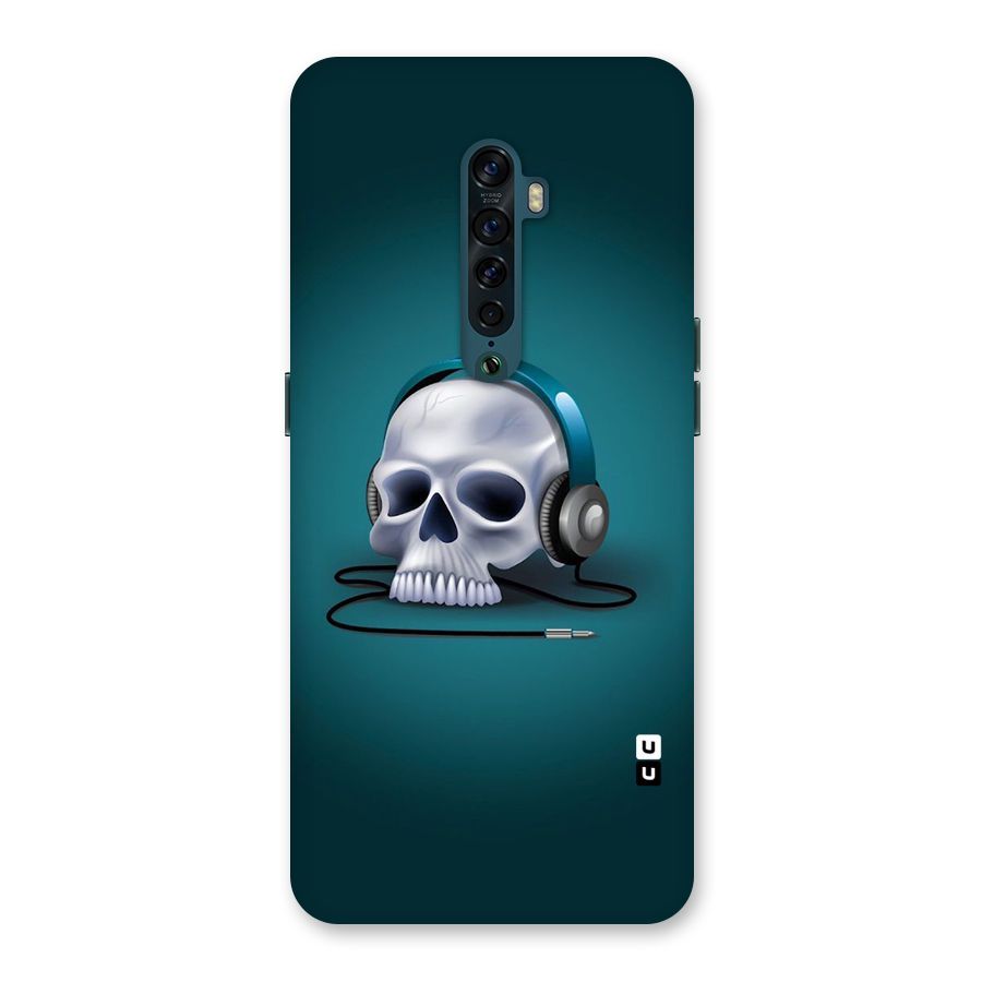 Music Skull Back Case for Oppo Reno2