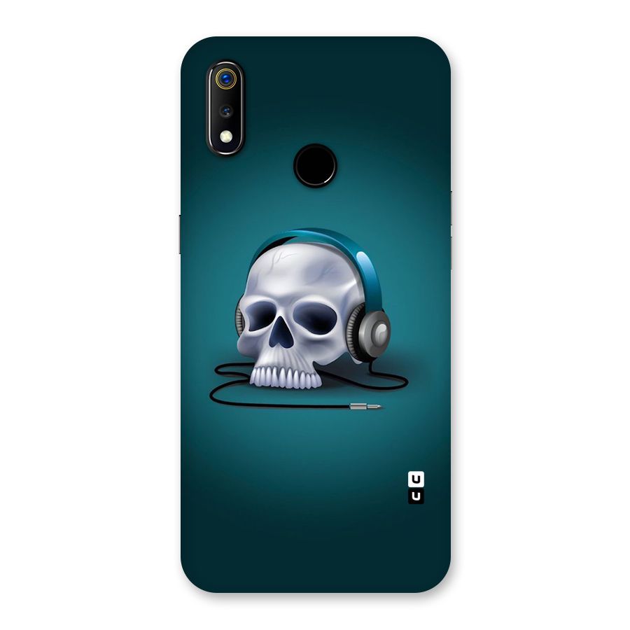 Music Skull Back Case for Realme 3