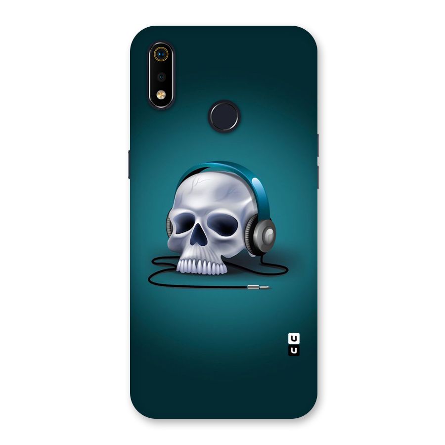 Music Skull Back Case for Realme 3i
