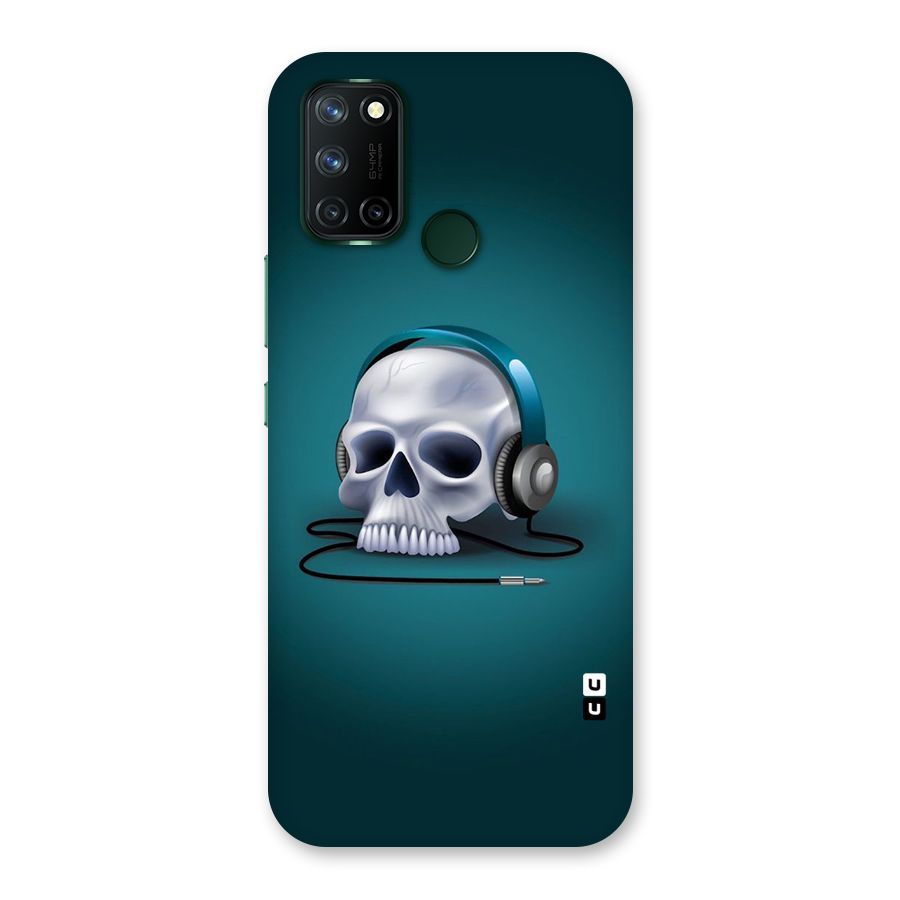Music Skull Back Case for Realme 7i