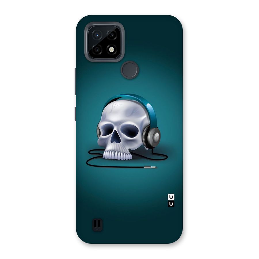 Music Skull Back Case for Realme C21