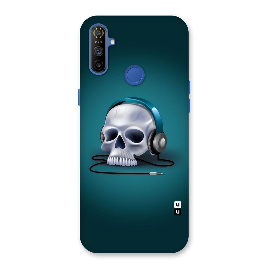 Music Skull Back Case for Realme Narzo 10A