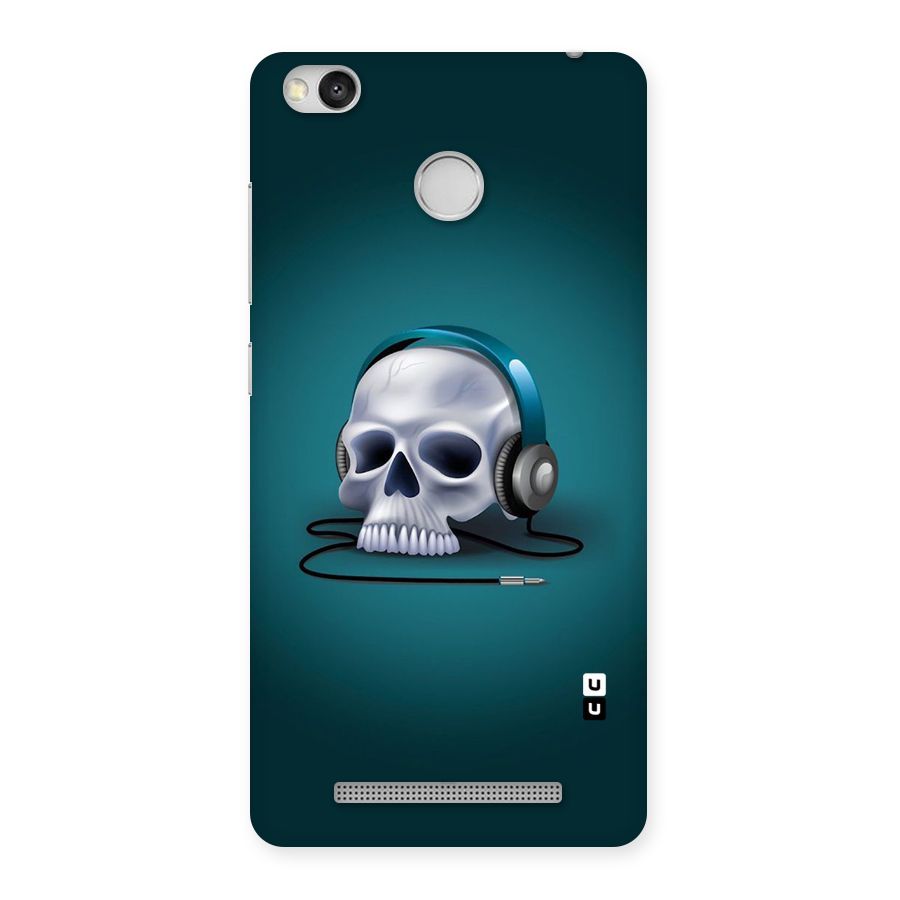 Music Skull Back Case for Redmi 3S Prime