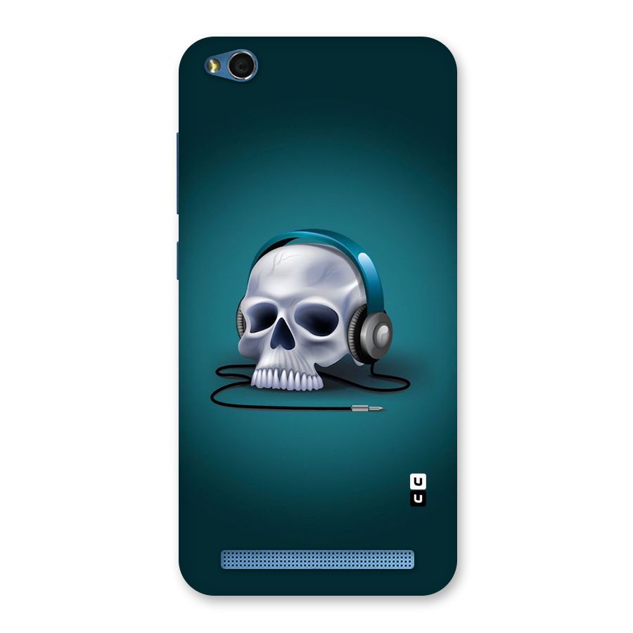 Music Skull Back Case for Redmi 5A