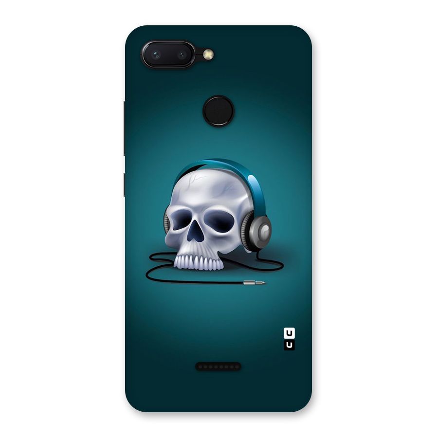Music Skull Back Case for Redmi 6