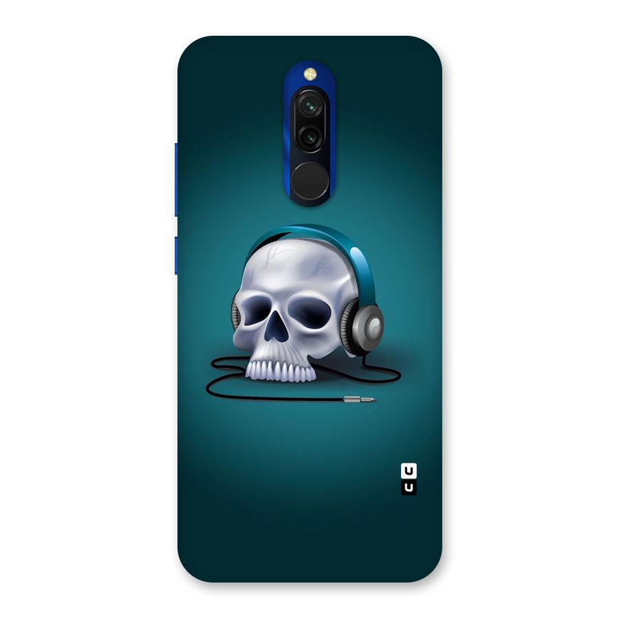 Music Skull Back Case for Redmi 8
