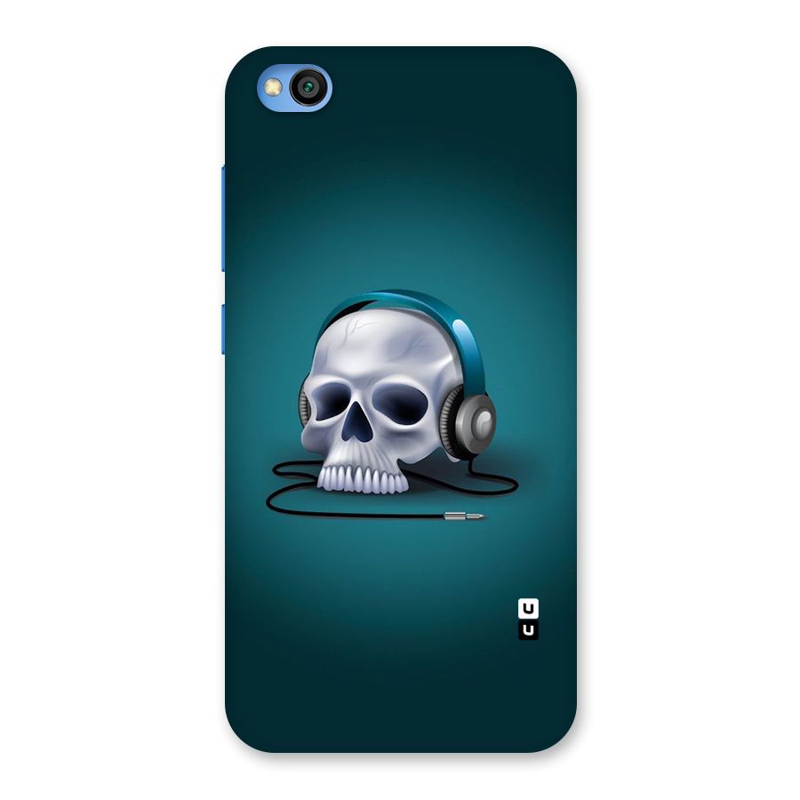 Music Skull Back Case for Redmi Go