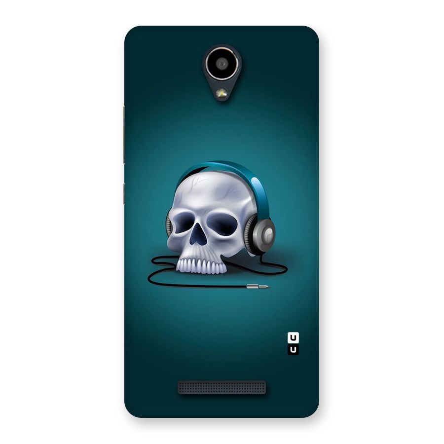 Music Skull Back Case for Redmi Note 2