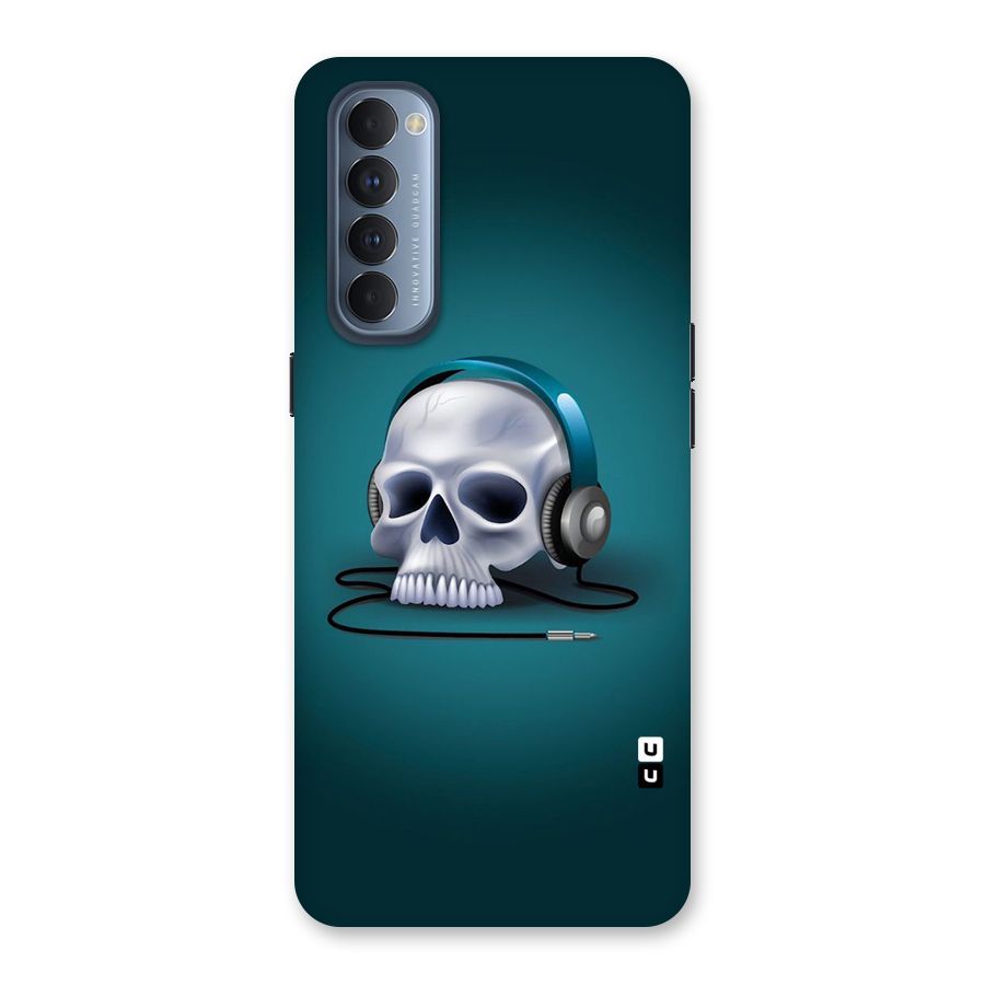 Music Skull Back Case for Reno4 Pro