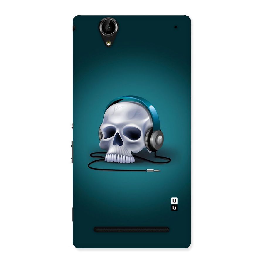 Music Skull Back Case for Sony Xperia T2