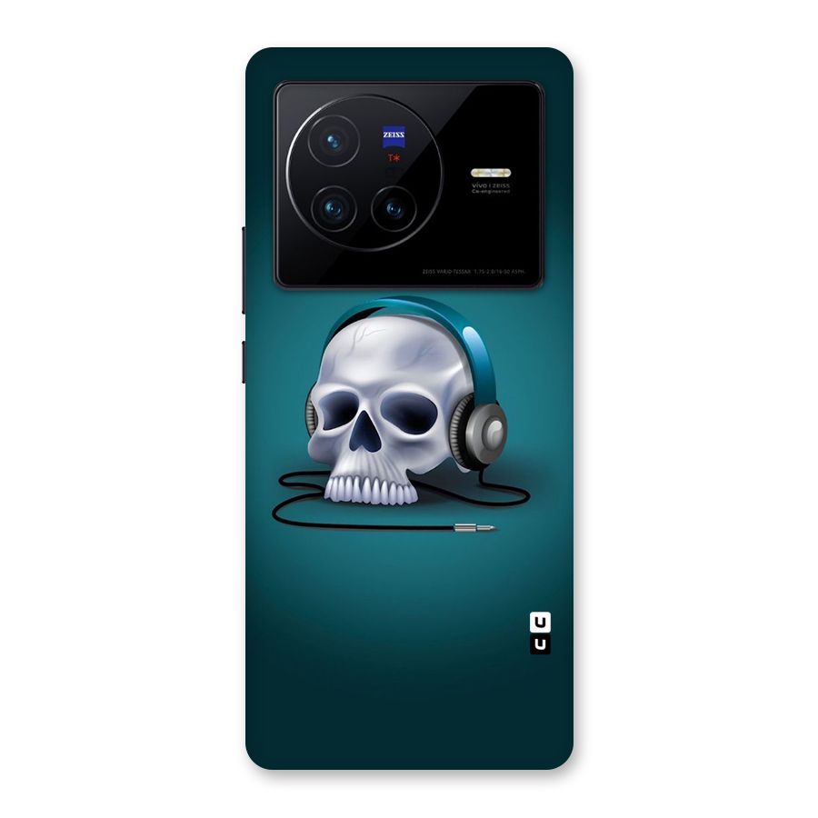 Music Skull Back Case for Vivo X80