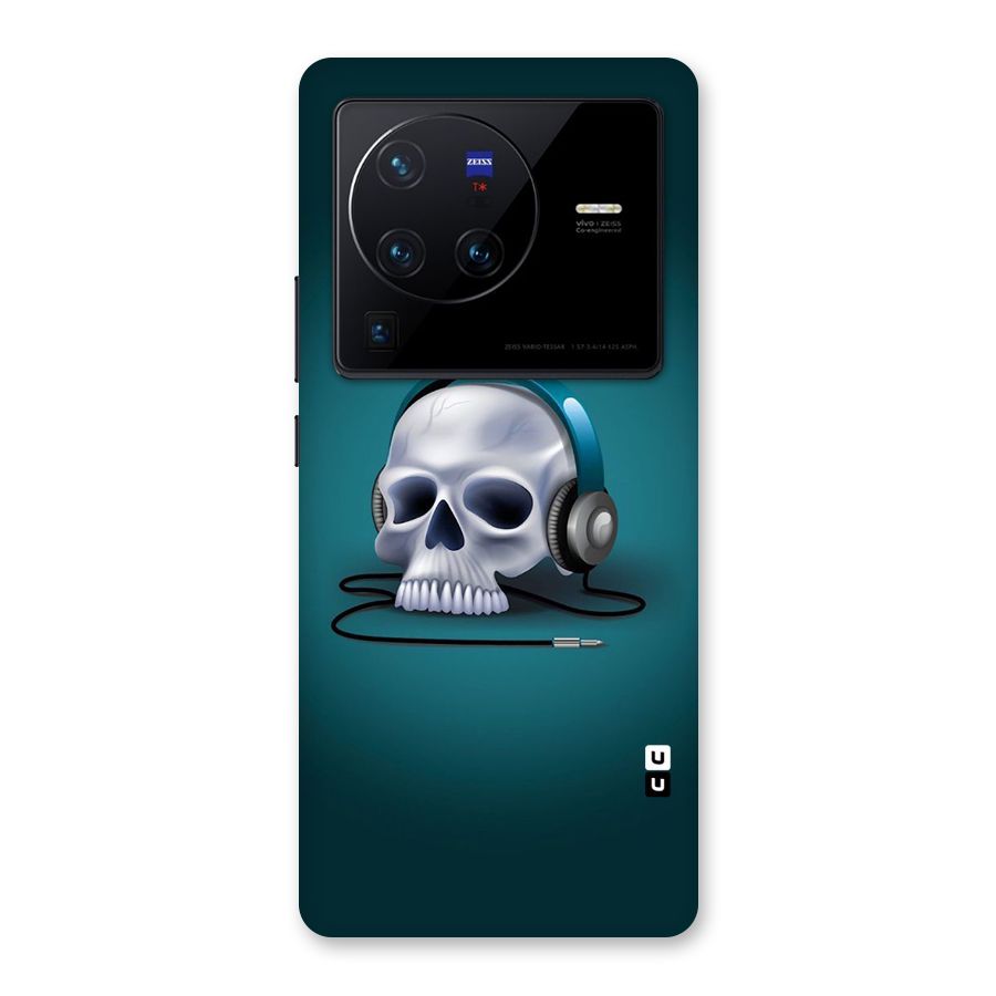 Music Skull Back Case for Vivo X80 Pro
