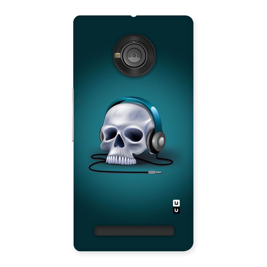 Music Skull Back Case for Yu Yunique