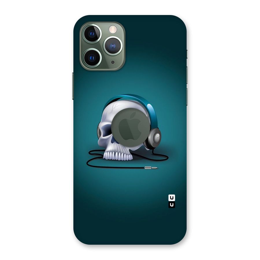 Music Skull Back Case for iPhone 11 Pro Logo  Cut