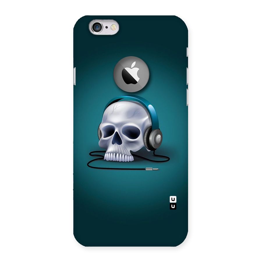 Music Skull Back Case for iPhone 6 Logo Cut