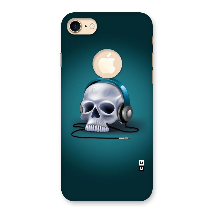 Music Skull Back Case for iPhone 7 Logo Cut
