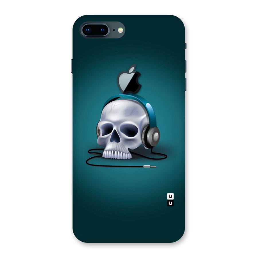 Music Skull Back Case for iPhone 7 Plus Apple Cut