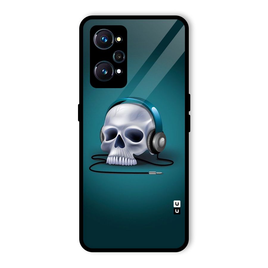 Music Skull Glass Back Case for Realme GT Neo2