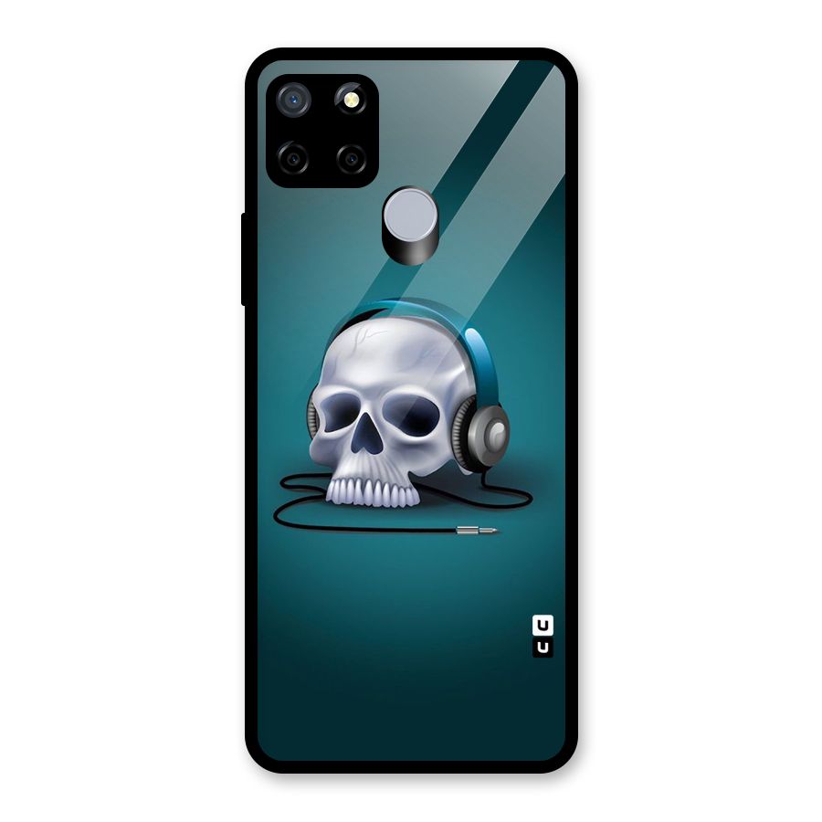 Music Skull Glass Back Case for Realme Narzo 20