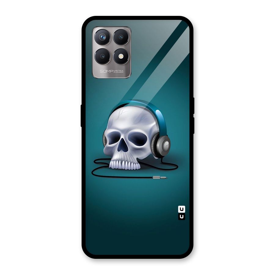 Music Skull Glass Back Case for Realme Narzo 50