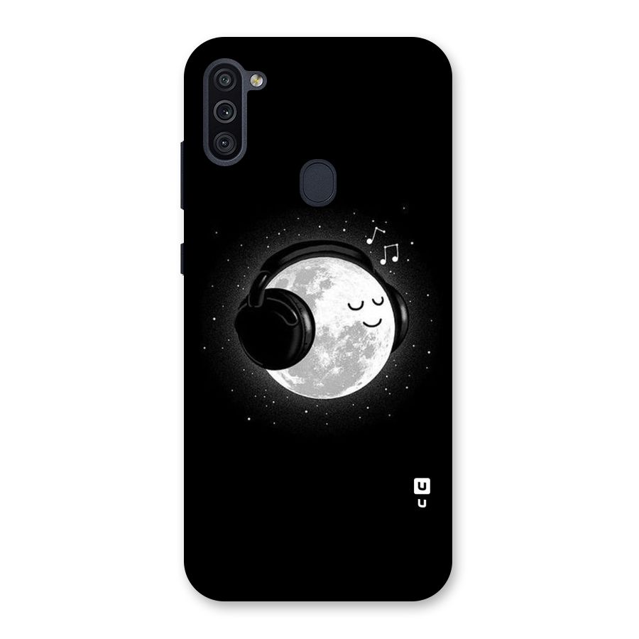 Music World Enjoying Back Case for Galaxy M11