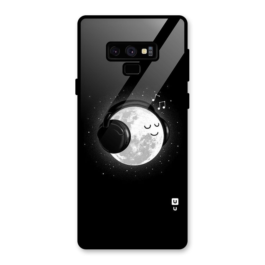 Music World Enjoying Glass Back Case for Galaxy Note 9