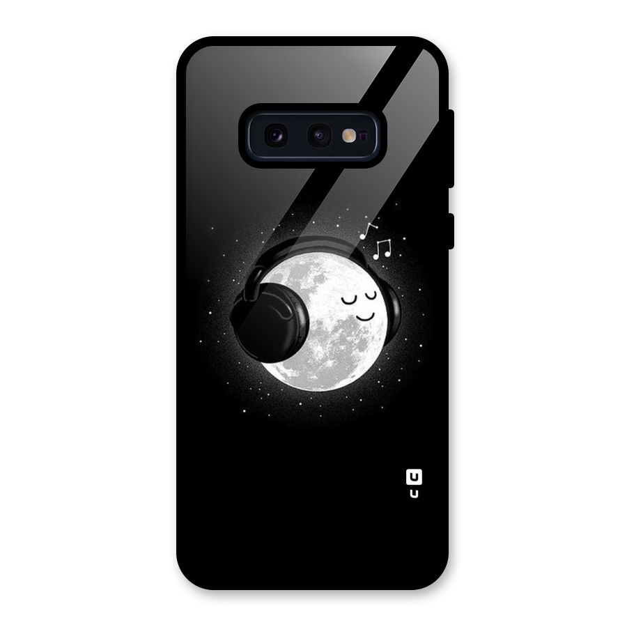 Music World Enjoying Glass Back Case for Galaxy S10e