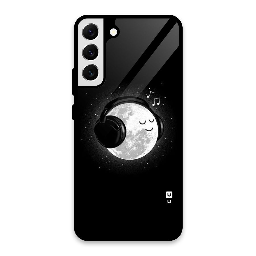 Music World Enjoying Glass Back Case for Galaxy S22 Plus 5G