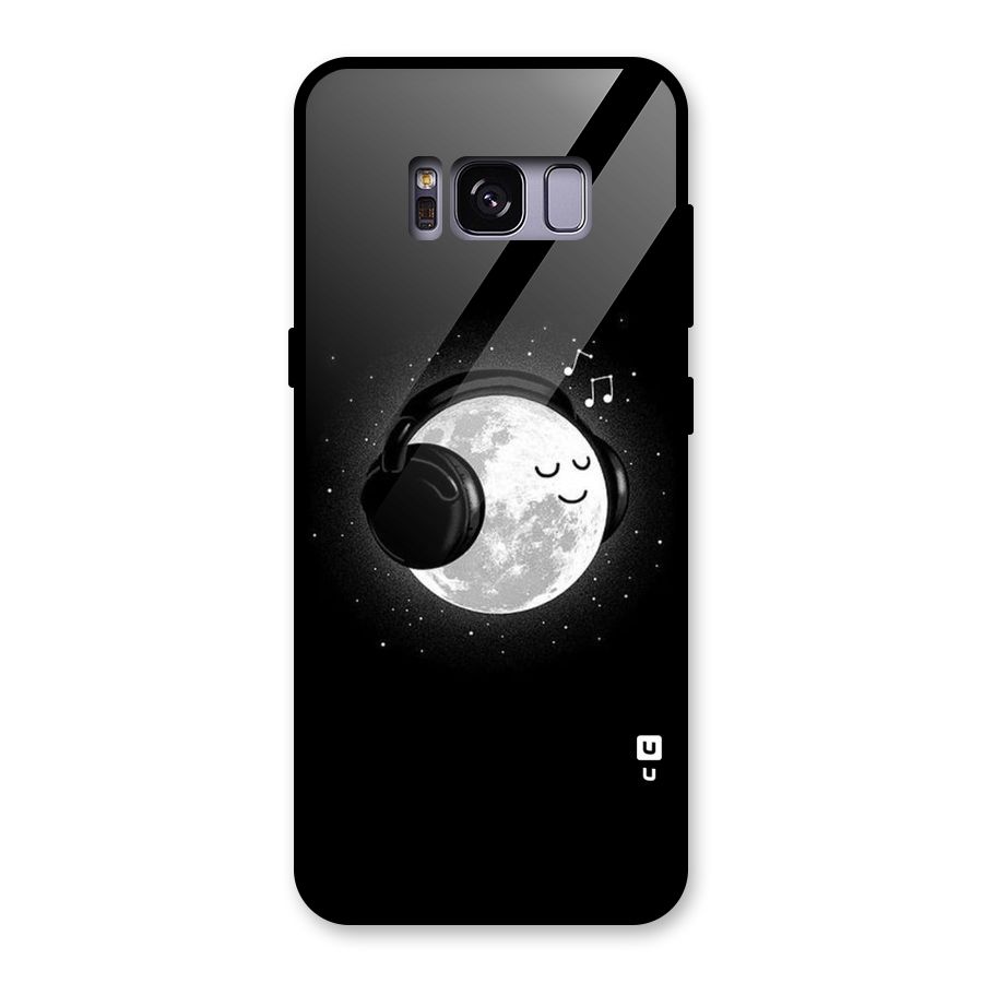 Music World Enjoying Glass Back Case for Galaxy S8