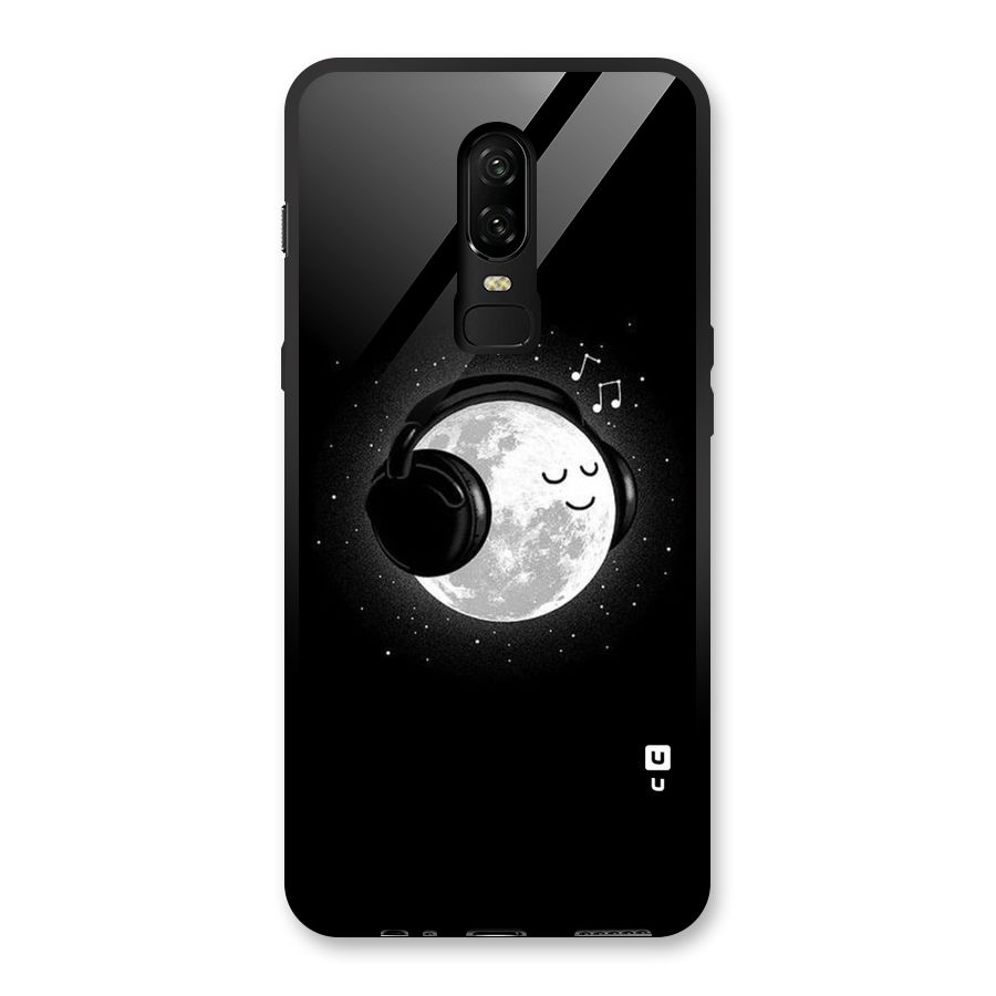 Music World Enjoying Glass Back Case for OnePlus 6