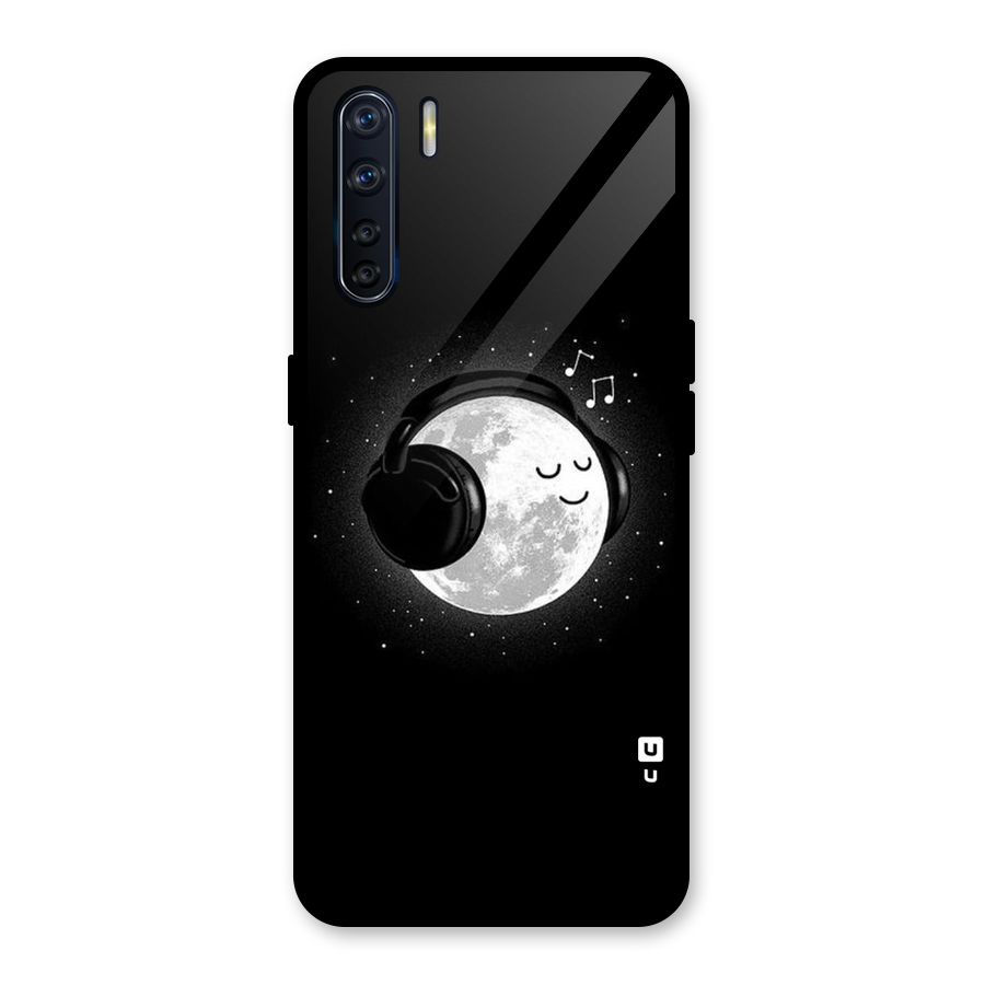 Music World Enjoying Glass Back Case for Oppo F15