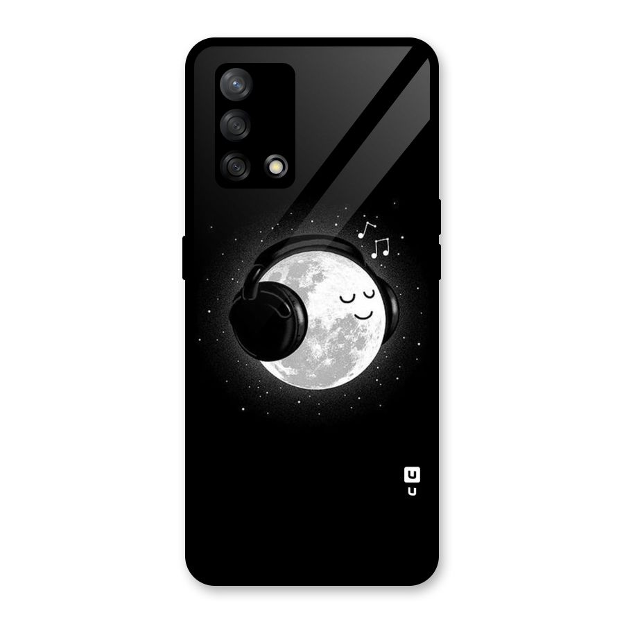 Music World Enjoying Glass Back Case for Oppo F19