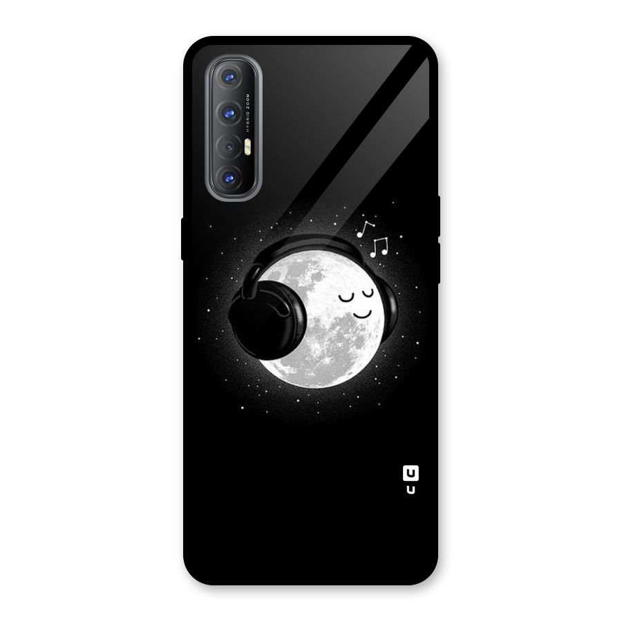 Music World Enjoying Glass Back Case for Oppo Reno3 Pro