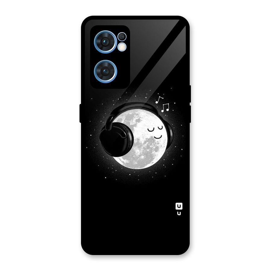 Music World Enjoying Glass Back Case for Oppo Reno7 5G
