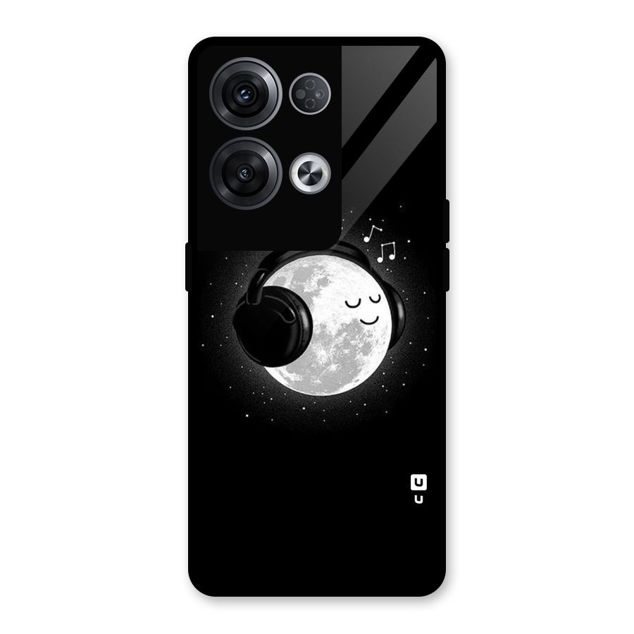 Music World Enjoying Glass Back Case for Oppo Reno8 Pro 5G