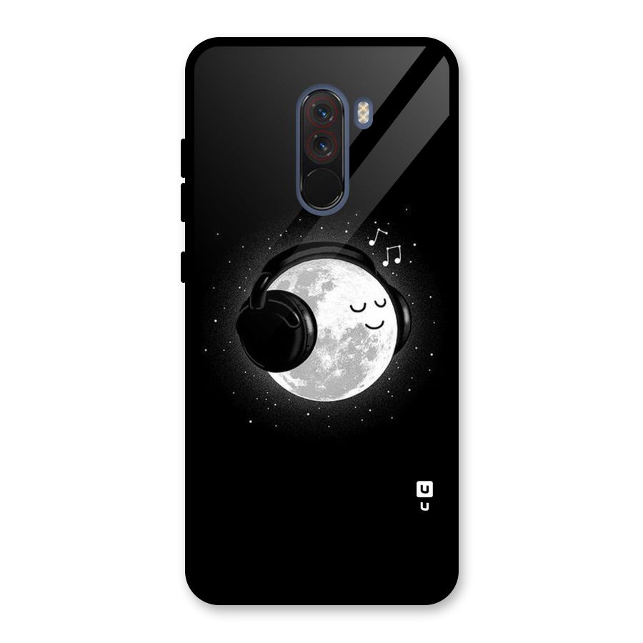 Music World Enjoying Glass Back Case for Poco F1