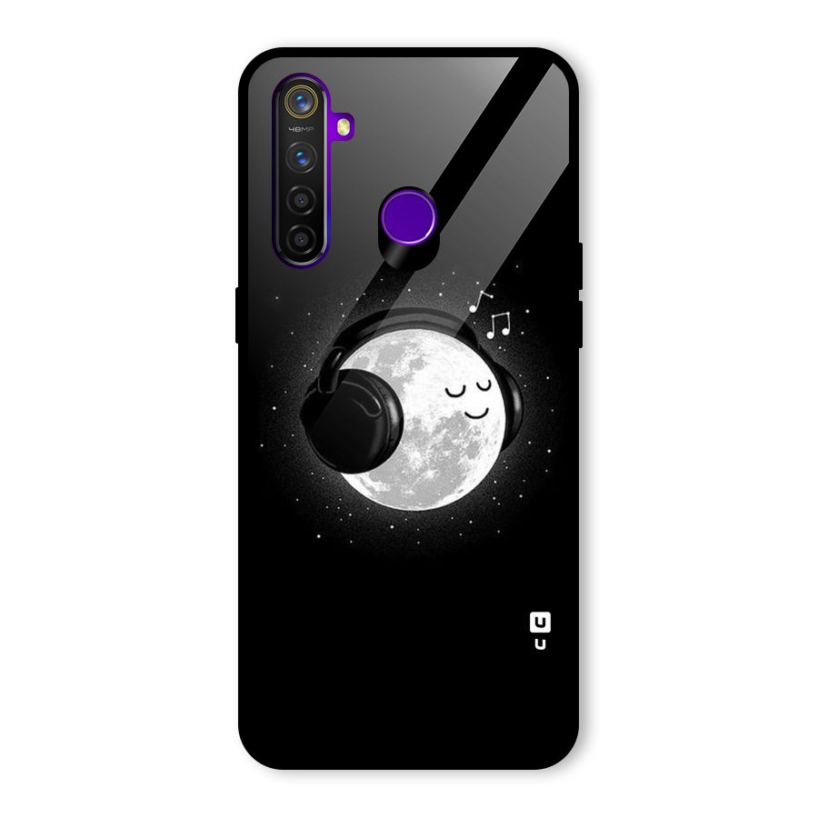Music World Enjoying Glass Back Case for Realme 5 Pro