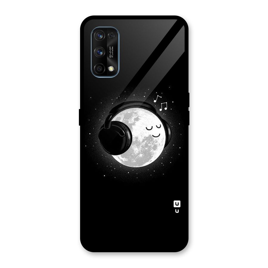 Music World Enjoying Glass Back Case for Realme 7 Pro