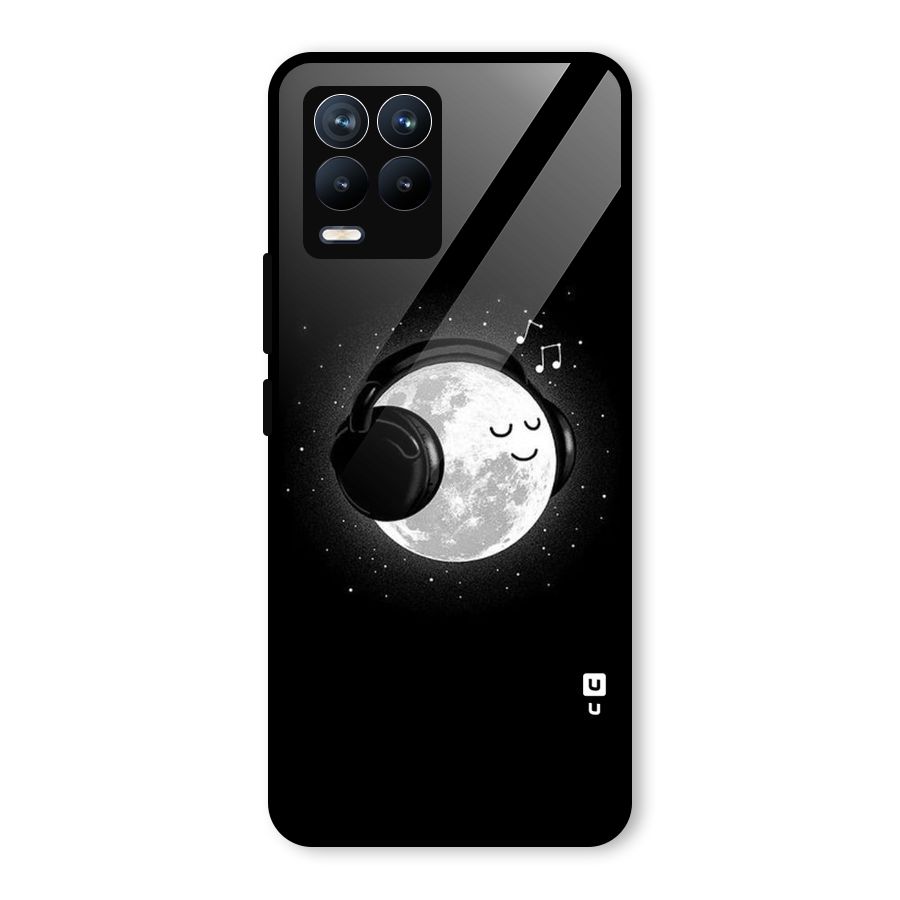 Music World Enjoying Glass Back Case for Realme 8 Pro