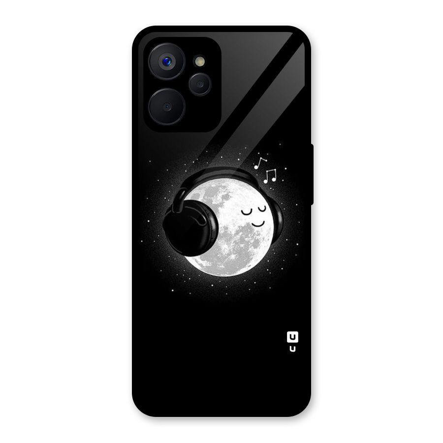 Music World Enjoying Glass Back Case for Realme 9i 5G
