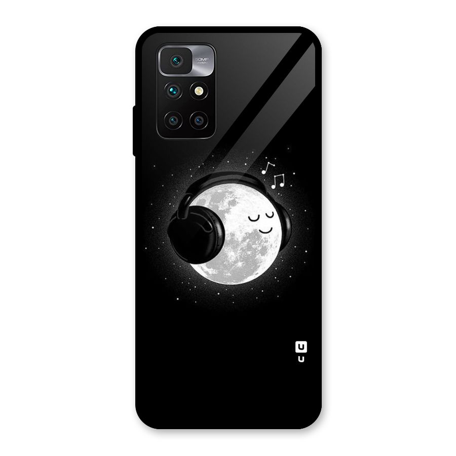 Music World Enjoying Glass Back Case for Redmi 10 Prime