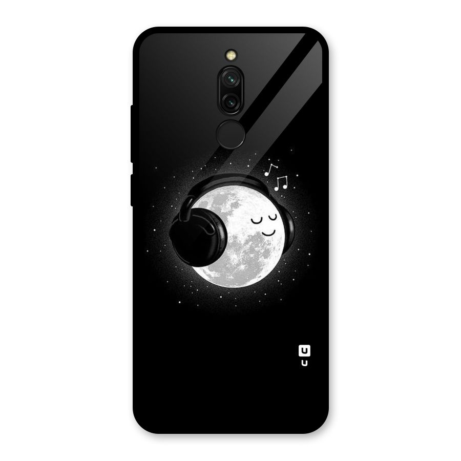 Music World Enjoying Glass Back Case for Redmi 8